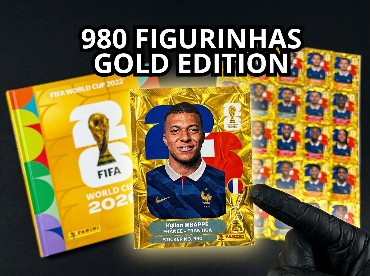 FIGURINHAS GOLD 4K COPA 2026 – EDIÇÃO ESPECIAL