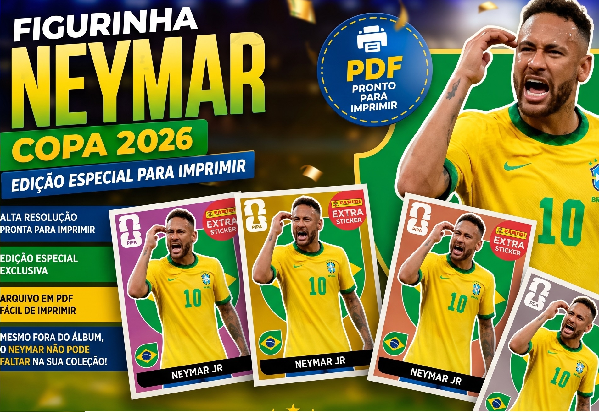 FIGURINHAS NEYMAR COPA 2026