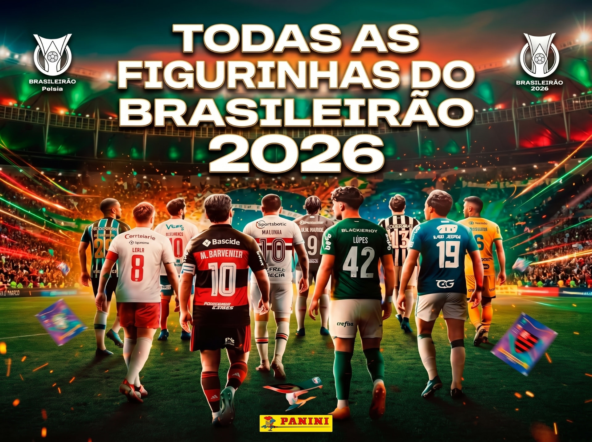 TODAS AS FIGURINHAS DO BRASILEIRÃO 2026