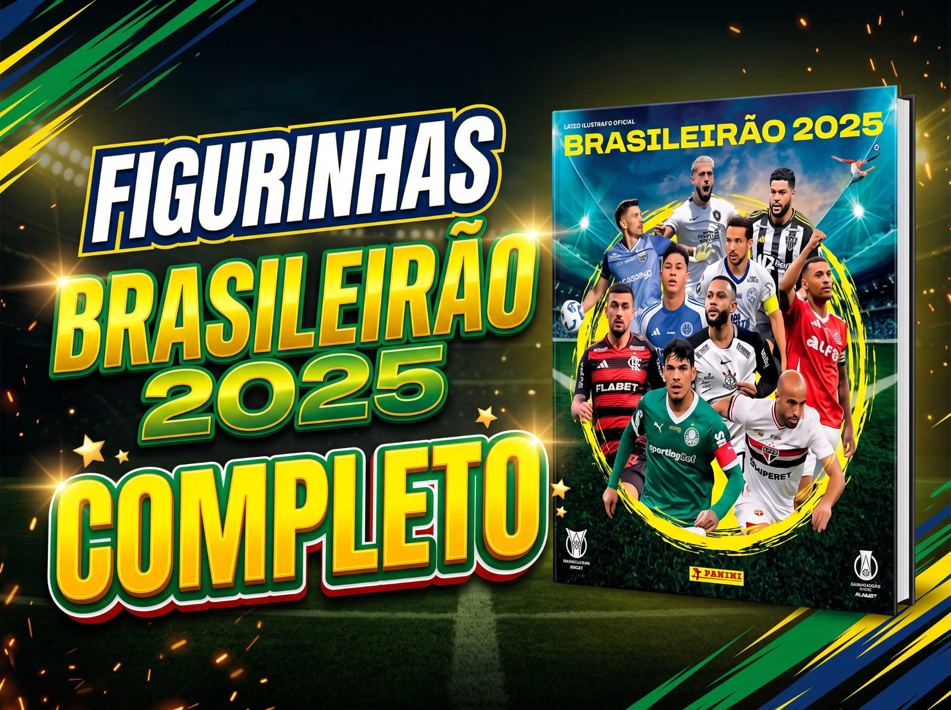 FIGURINHAS BRASILEIRÃO 2025 COMPLETO